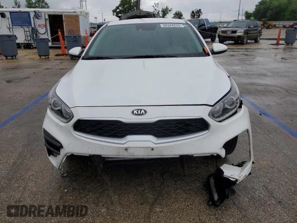 2021 Kia Forte LXS with VIN 3KPF24ADXME308805, listed as a Copart auction lot 59344255 with 60,854 mi miles and Salvage title. Bid and sale history available at DreamBid. Image 5.