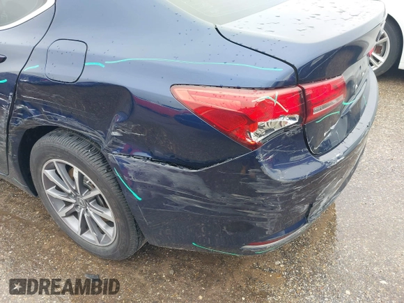 2020 Acura TLX w/Technology Pkg with VIN 19UUB1F57LA015342, listed as a IAAI auction lot 41553319 with 18,111 mi miles. Bid and sale history available at carsss.com. Image 17.