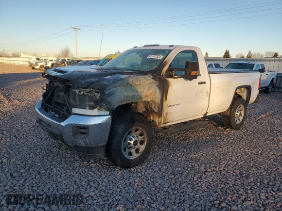 2017 GMC Sierra 3500HD z VIN 1GT32VCYXHZ265117, wystawiony jako Copart lot #86637524 z przebiegiem Nie podano mil oraz Szkoda całkowita • Salvage title. Historia ofert i sprzedaży dostępna na DreamBid. Obrazek 1.