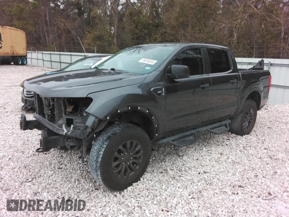 2019 Ford Ranger XL with VIN 1FTER4EH2KLA80291, listed as a Copart auction lot 76915414 with 78,490 mi miles and Salvage Title. Bid and sale history available at carsss.com. Image 1.