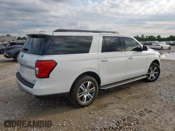 2023 Ford Expedition Max XLT with VIN 1FMJK1J80PEA10061, listed as a Copart auction lot 56744435 with 24,979 mi miles and Salvage title. Bid and sale history available at DreamBid. Image 3.