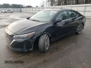 2024 Nissan Sentra SV z VIN 3N1AB8CV0RY319778, wystawiony jako Copart lot #43768175 z przebiegiem 24 056 mil mil oraz Szkoda całkowita • Salvage title. Historia ofert i sprzedaży dostępna na DreamBid. Obrazek 1.