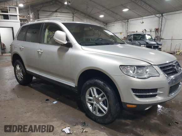 2010 Volkswagen Touareg VR6 with VIN WVGBF7A93AD004398, listed as a IAAI auction lot 41470257 with 108,181 mi miles and . Bid and sale history available at DreamBid. Image 1.