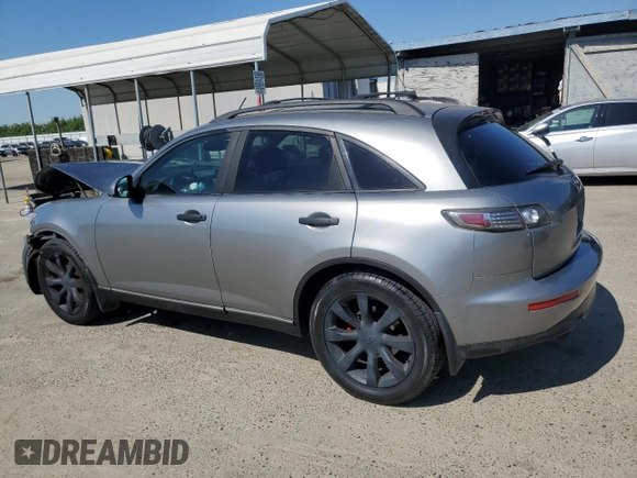 2005 Infiniti FX with VIN JNRAS08W75X204901, listed as a Copart auction lot 55780965 with 260,917 mi miles and Salvage title. Bid and sale history available at DreamBid. Image 2.