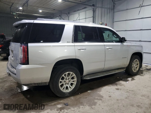 2019 GMC Yukon SLT with VIN 1GKS2BKCXKR349370, listed as a Copart auction lot 46880055 with 115,266 mi miles and Clean Title. Bid and sale history available at carsss.com. Image 3.