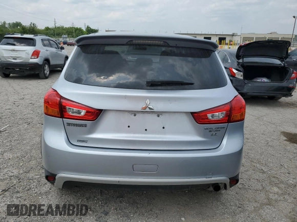 2016 Mitsubishi Outlander SE with VIN JA4AP3AW9GZ052280, listed as a Copart auction lot 59372525 with 70,872 mi miles and Salvage title. Bid and sale history available at DreamBid. Image 6.