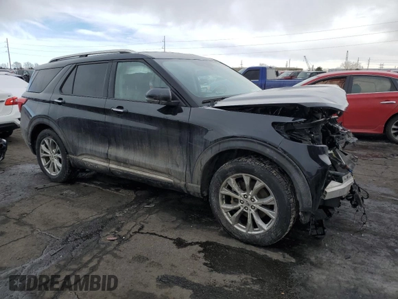 2021 Ford Explorer Limited with VIN 1FMSK7FHXMGB45824, listed as a Copart auction lot 42052065 with 73,159 mi miles and Salvage Title. Bid and sale history available at carsss.com. Image 4.