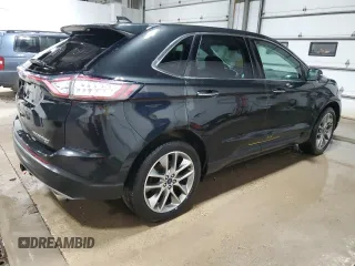2015 Ford Edge Titanium with VIN 2FMTK4K85FBB92262, listed as a Copart auction lot 46539905 with 110,973 mi miles and Salvage Title. Bid and sale history available at carsss.com. Image 3.