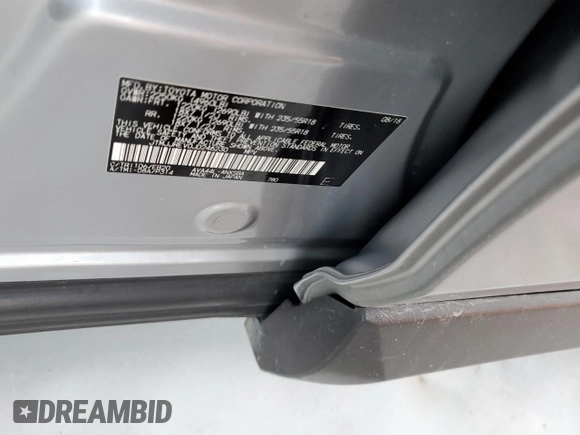 2018 Toyota RAV4 Hybrid SE z VIN JTMJJREV0JD246230, wystawiony jako Copart lot #89095135 z przebiegiem Nie podano mil oraz Szkoda całkowita • Salvage title. Historia ofert i sprzedaży dostępna na DreamBid. Obrazek 15.