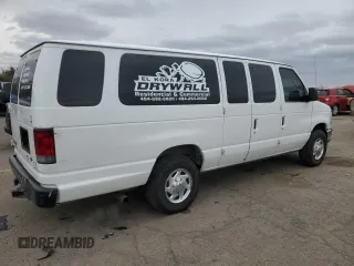 2008 Ford Econoline Passenger XL with VIN 1FBSS31L88DB06010, listed as a Copart auction lot 43622555 with 282,564 mi miles and Salvage Title. Bid and sale history available at DreamBid. Image 3.