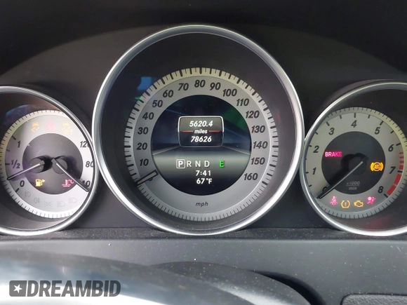 2014 Mercedes-Benz C 250 with VIN WDDGJ4HB4EG300833, listed as a IAAI auction lot 42551110 with 78,626 mi miles and . Bid and sale history available at DreamBid. Image 7.