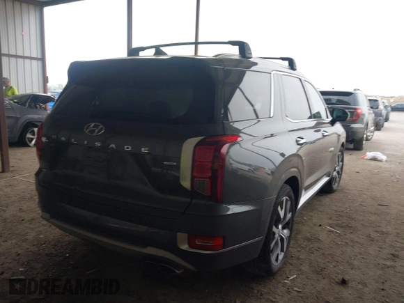 2021 Hyundai Palisade Limited z VIN KM8R5DHEXMU298034, wystawiony jako IAAI lot #41916557 z przebiegiem 84 777 mil mil oraz . Historia ofert i sprzedaży dostępna na DreamBid. Obrazek 4.