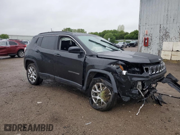 2022 Jeep Compass Latitude Lux с VIN 3C4NJDFB7NT219096, выставлен на аукционе Copart как лот 57703855 с пробегом 42 108 миль миль и На запчасти • Non repairable. История ставок и продаж доступна на DreamBid. Изображение 4.