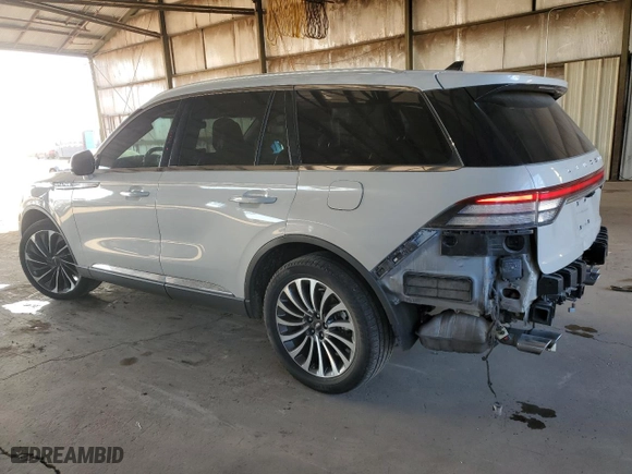 2021 Lincoln Aviator Reserve with VIN 5LM5J7XCXMGL19293, listed as a Copart auction lot 49984725 with NaN miles and Salvage Title. Bid and sale history available at carsss.com. Image 2.
