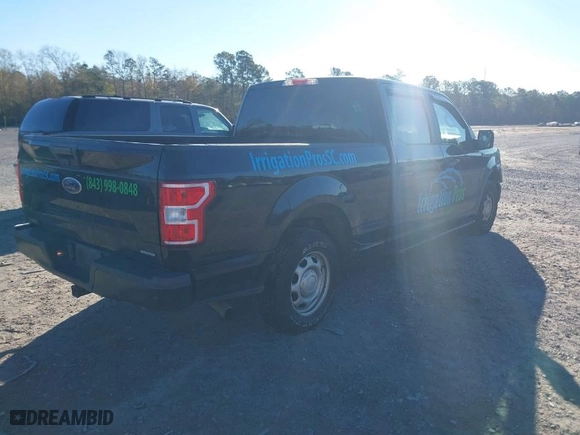 2018 Ford F-150 XL with VIN 1FTEW1CP0JFB02822, listed as a IAAI auction lot 41259871 with 125,954 mi miles. Bid and sale history available at carsss.com. Image 4.