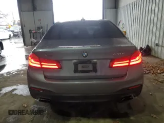 2018 BMW 5 Series 540i xDrive with VIN WBAJE7C59JWD52143, listed as a Copart auction lot 83438484 with 103,401 mi miles and Salvage title. Bid and sale history available at DreamBid. Image 6.