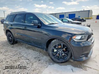 2019 Dodge Durango GT Plus with VIN 1C4RDHDGXKC806480, listed as a Copart auction lot 61868305 with 102,802 mi miles and Salvage title. Bid and sale history available at DreamBid. Image 4.