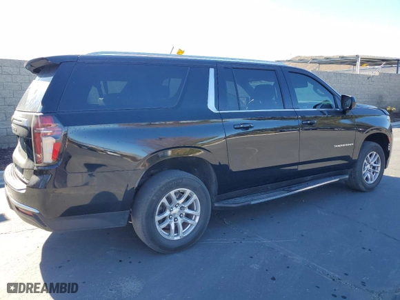 2021 Chevrolet Suburban LT with VIN 1GNSCCKD0MR132993, listed as a Copart auction lot 88129455 with 166,216 mi miles and Salvage Title. Bid and sale history available at carsss.com. Image 3.
