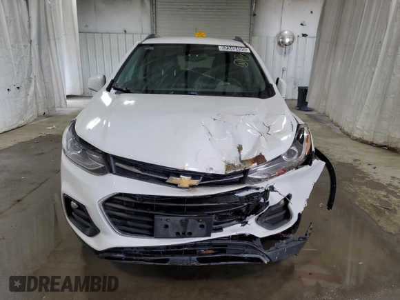2018 Chevrolet Trax LT with VIN 3GNCJPSB5JL335123, listed as a Copart auction lot 52340495 with 107,257 mi miles and Salvage Title. Bid and sale history available at DreamBid. Image 5.