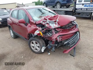 2021 Chevrolet Trax LS with VIN KL7CJNSB8MB354653, listed as a IAAI auction lot 42664655 with 58,592 mi miles and . Bid and sale history available at DreamBid. Image 1.