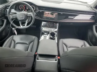 2019 Audi Q8 Premium Plus with VIN WA1EVAF16KD020627, listed as a Copart auction lot 59046315 with 43,305 mi miles and Salvage title. Bid and sale history available at DreamBid. Image 8.
