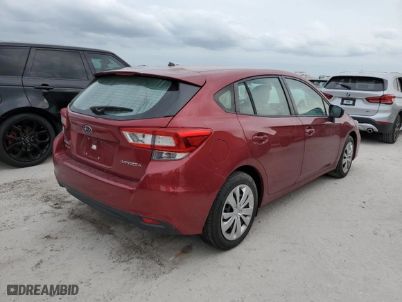 2018 Subaru Impreza with VIN 4S3GTAA62J1716263, listed as a Copart auction lot 74842764 with 0 mi miles and Non Repairable. Bid and sale history available at carsss.com. Image 3.