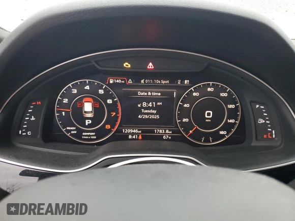 2018 Audi Q7 Prestige with VIN WA1VAAF78JD034124, listed as a Copart auction lot 54391935 with 120,946 mi miles and Salvage title. Bid and sale history available at DreamBid. Image 9.