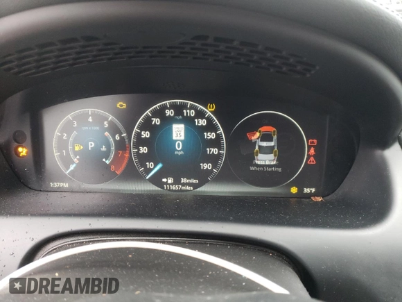 2016 Jaguar XJ R-Sport with VIN SAJWJ1CD3G8V98397, listed as a Copart auction lot 82135843 with 111,657 mi miles and . Bid and sale history available at DreamBid. Image 9.