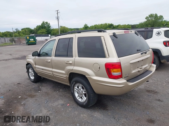 2000 Jeep Grand Cherokee Limited with VIN 1J4GW58S8YC361416, listed as a IAAI auction lot 42342095 with 138,100 mi miles and . Bid and sale history available at DreamBid. Image 3.