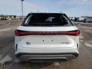 2023 Lexus RX 350 with VIN 2T2BAMCA3PC007473, listed as a Copart auction lot 51570545 with 16,284 mi miles and Salvage Title. Bid and sale history available at DreamBid. Image 6.