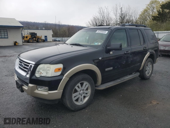 2008 Ford Explorer Eddie Bauer with VIN 1FMEU74818UA92772, listed as a Copart auction lot 52293835 with 386,864 mi miles and Salvage Title. Bid and sale history available at carsss.com. Image 1.
