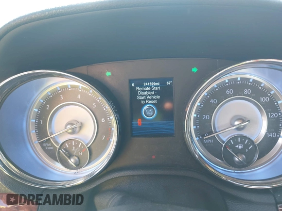 2014 Chrysler 300 with VIN 2C3CCAAG2EH327934, listed as a IAAI auction lot 41875056 with 241,599 mi miles. Bid and sale history available at carsss.com. Image 7.