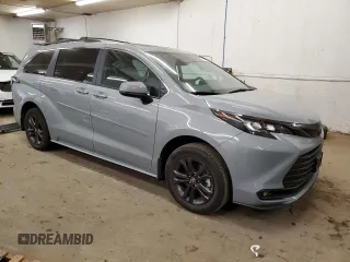 2024 Toyota Sienna LE with VIN 5TDCSKFCXRS123366, listed as a Copart auction lot 78481764 with 0 mi miles and Salvage Title. Bid and sale history available at carsss.com. Image 4.