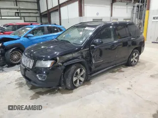 2016 Jeep Compass High Altitude z VIN 1C4NJDEB5GD597363, wystawiony jako Copart lot #57905885 z przebiegiem 109 119 mil mil oraz Szkoda całkowita • Salvage title. Historia ofert i sprzedaży dostępna na DreamBid. Obrazek 1.