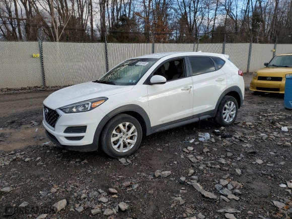 2019 Hyundai Tucson SE with VIN KM8J2CA48KU980022, listed as a Copart auction lot 89057495 with 36,813 mi miles and Salvage Title. Bid and sale history available at carsss.com. Image 1.