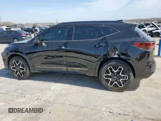 2024 Chevrolet Blazer RS z VIN 3GNKBERSXRS218593, wystawiony jako Copart lot #49293005 z przebiegiem 36 529 mil mil oraz Szkoda całkowita • Salvage title. Historia ofert i sprzedaży dostępna na DreamBid. Obrazek 2.