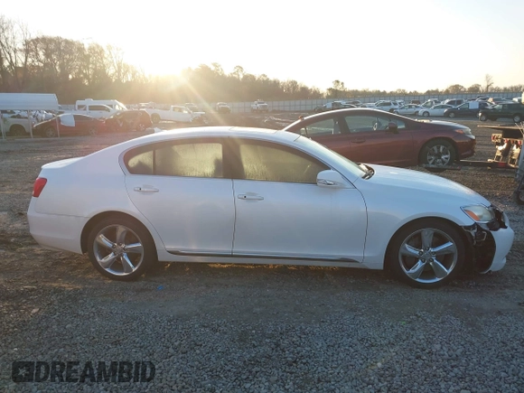 2008 Lexus GS 350 with VIN JTHBE96S480034587, listed as a IAAI auction lot 41780167 with 142,593 mi miles and . Bid and sale history available at DreamBid. Image 13.