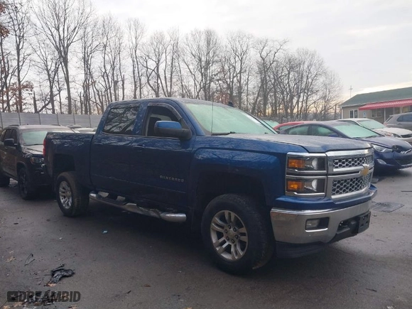 2015 Chevrolet Silverado 1500 LT with VIN 3GCUKREC5FG468054, listed as a IAAI auction lot 41459655 with 157,236 mi miles. Bid and sale history available at carsss.com. Image 1.
