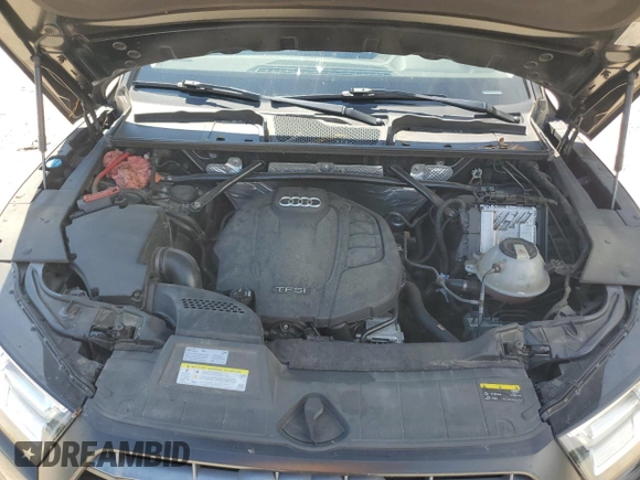 2018 Audi Q5 Premium Plus with VIN WA1BNAFY3J2059962, listed as a Copart auction lot 63822575 with 96,285 mi miles and Salvage title. Bid and sale history available at DreamBid. Image 11.