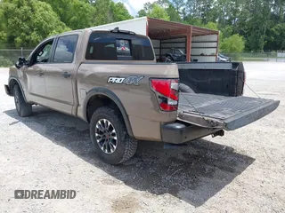 2023 Nissan Titan SV with VIN 1N6AA1ED0PN112536, listed as a IAAI auction lot 42311274 with 45,028 mi miles and . Bid and sale history available at DreamBid. Image 3.