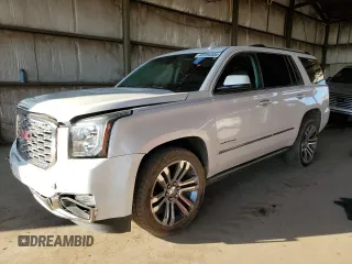 2018 GMC Yukon Denali with VIN 1GKS1CKJ4JR352531, listed as a Copart auction lot 43398305 with 73,781 mi miles and Salvage Title. Bid and sale history available at carsss.com. Image 1.