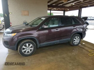 2013 Kia Sorento LX with VIN 5XYKT3A16DG396587, listed as a Copart auction lot 54019075 with 80,051 mi miles and Salvage title. Bid and sale history available at DreamBid. Image 1.