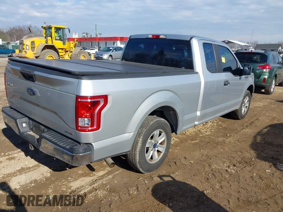 2016 Ford F-150 XL with VIN 1FTEX1C88GFA51522, listed as a IAAI auction lot 41674507 with 154,743 mi miles and . Bid and sale history available at carsss.com. Image 4.