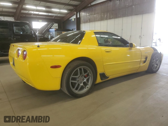 2003 Chevrolet Corvette Z06 with VIN 1G1YY12S635129327, listed as a Copart auction lot 51208995 with 34,626 mi miles and Clean Title. Bid and sale history available at carsss.com. Image 3.