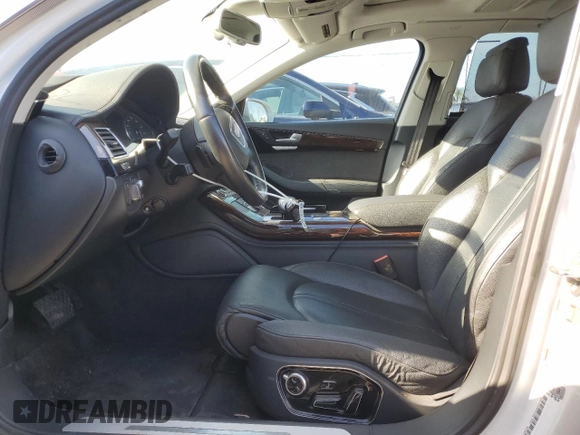 2015 Audi A8 3.0T with VIN WAU3GAFD8FN005271, listed as a Copart auction lot 64262595 with 88,931 mi miles and Salvage title. Bid and sale history available at DreamBid. Image 7.