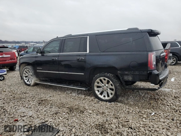2017 GMC Yukon XL Denali with VIN 1GKS2HKJ7HR228712, listed as a Copart auction lot 46952025 with 197,162 mi miles and Clean Title. Bid and sale history available at carsss.com. Image 2.