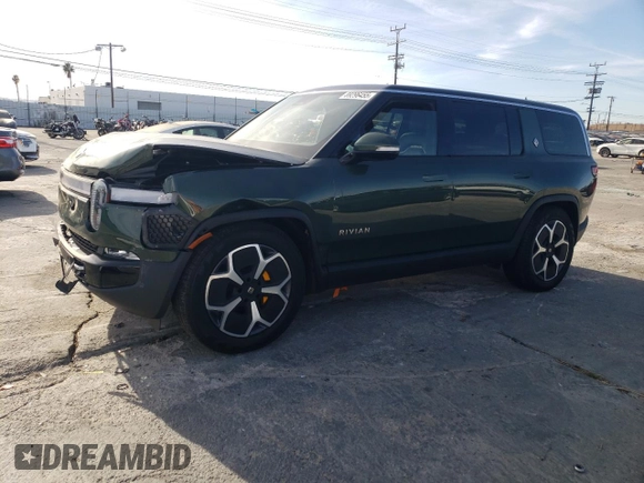 2024 Rivian R1S Adventure z VIN 7PDSGABA6RN033514, wystawiony jako Copart lot #89296455 z przebiegiem Nie podano mil oraz Szkody całkowita. Historia ofert i sprzedaży dostępna na DreamBid. Obrazek 1.