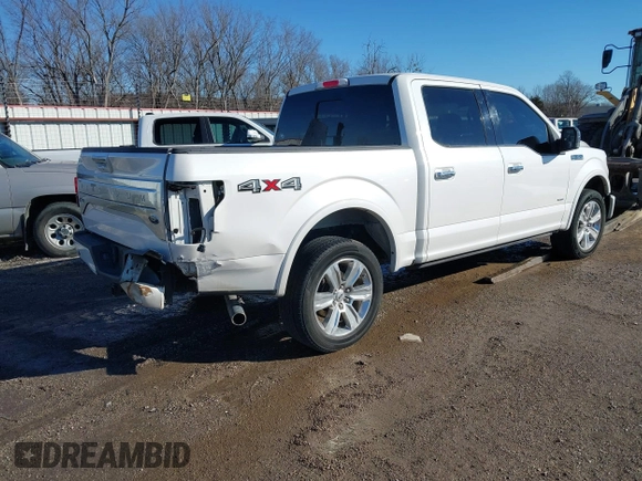 2015 Ford F-150 XLT with VIN 1FTEW1EG2FFB22090, listed as a IAAI auction lot 41269904 with 151,465 mi miles. Bid and sale history available at carsss.com. Image 4.