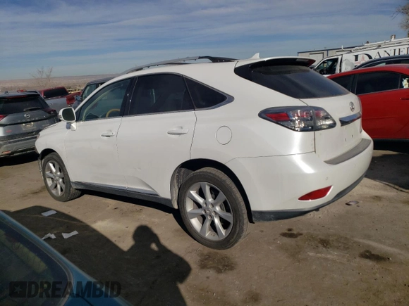 2012 Lexus RX 350 with VIN 2T2ZK1BA5CC083394, listed as a Copart auction lot 43166365 with 214,776 mi miles and Salvage Title. Bid and sale history available at carsss.com. Image 2.