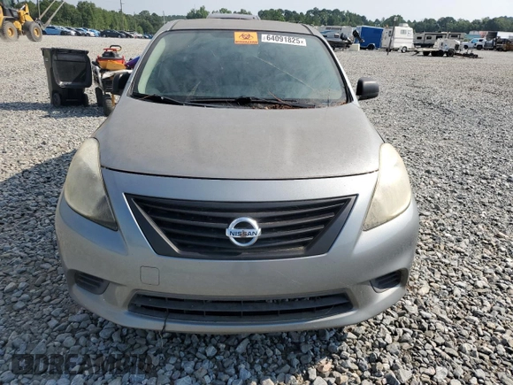 2012 Nissan Versa S with VIN 3N1CN7AP8CL918687, listed as a Copart auction lot 64091825 with 121,278 mi miles and Clean title. Bid and sale history available at DreamBid. Image 5.